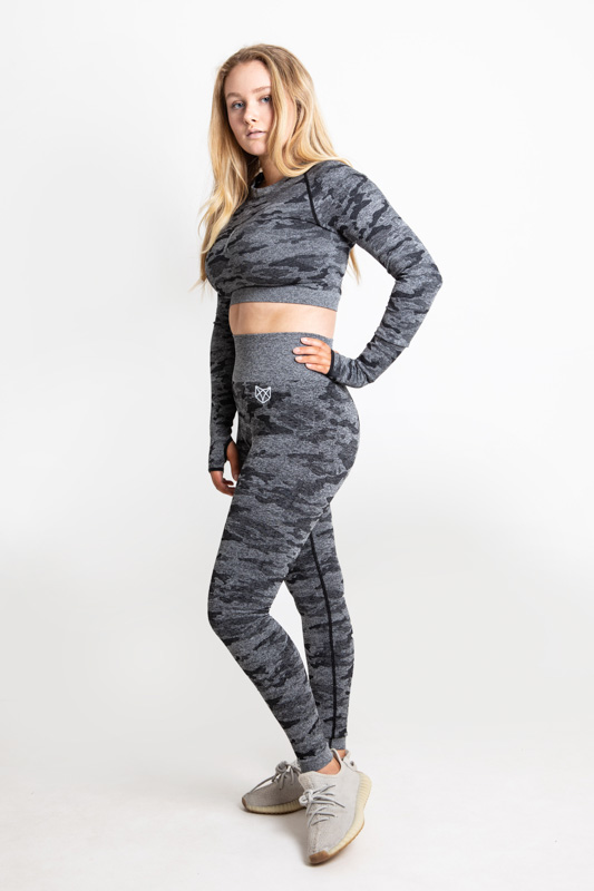 Cub Camo Seamless High Waisted Bum Sculpting Leggings - GymCub Apparel